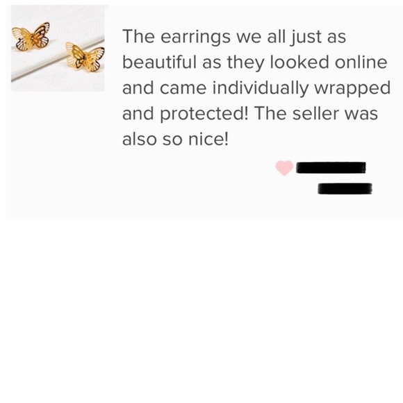 🌵4/$30 🎉HP!🎉 New Gold Butterfly Earrings - Picture 2 of 2
